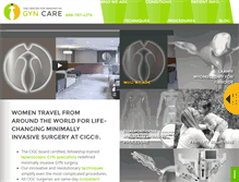 Tablet Screenshot of innovativegyn.com